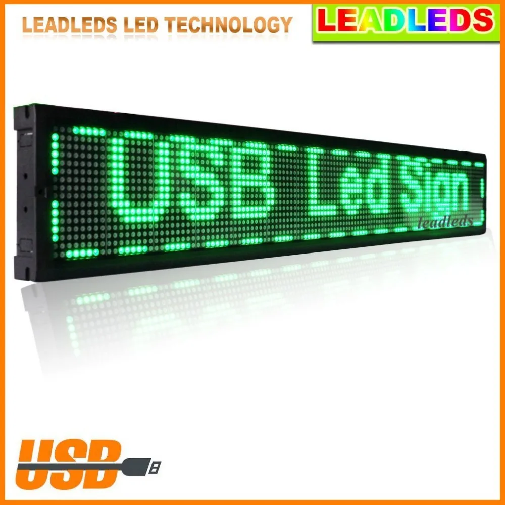 125m indoor U disk Programmable Scrolling Message led sign Board for Business and Store - Green Message
125m indoor U disk Programmable Scrolling Message led sign Board for Business and Store - Green Message