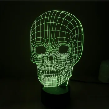 Free shipping Color changing 3D Handmade Skull Head LED Night Lights with USB Cable Table Lamp For Child Toy
Free shipping Color changing 3D Handmade Skull Head LED Night Lights with USB Cable Table Lamp For Child Toy