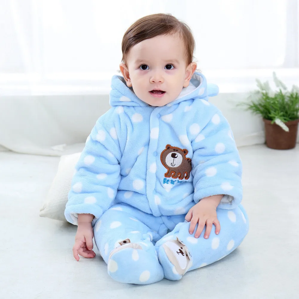 Newborn Baby Girl Boy Cartoon Bear Dot Velvet Jumpsuit Hooded Romper Clothes New Year's costume for newborns baby animal costume
Newborn Baby Girl Boy Cartoon Bear Dot Velvet Jumpsuit Hooded Romper Clothes New Year's costume for newborns baby animal costume