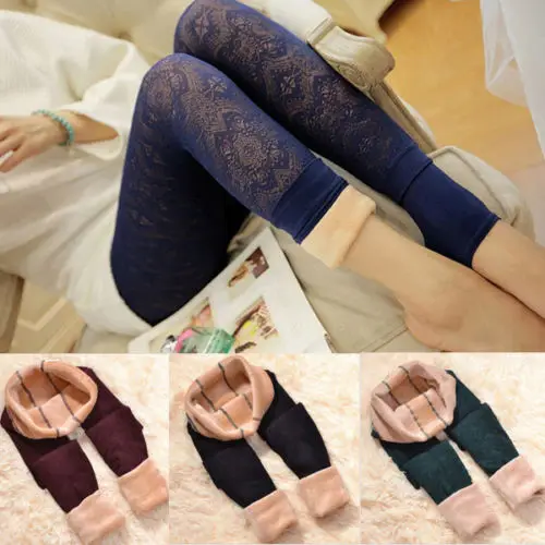 Fashion Womens Warm Winter Thick Skinny Slim Black Footless Leggings Stretch 
Fashion Womens Warm Winter Thick Skinny Slim Black Footless Leggings Stretch