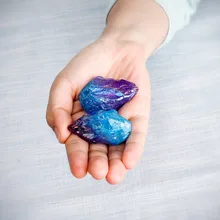 1 pçs pedras naturais e minerais cristais pedra pedras preciosas 100% colorido quartzo para a coleção diy material de jóias melhor presente(China)