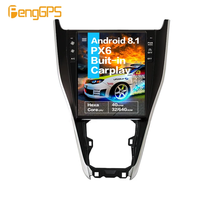 12.1''Tesla Android 8.1PX6 4+64GB voice control Built-in CARPLAY Car Radio For Toyota Harrier 2013 - 2018 GPS Navigation
12.1''Tesla Android 8.1PX6 4+64GB voice control Built-in CARPLAY Car Radio For Toyota Harrier 2013 - 2018 GPS Navigation