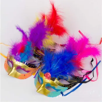 Colorful Fluff Feather Mask Women Girls Venetian Princess Masquerade Ball Masks Carnival Party Decor Christmas Halloween
Colorful Fluff Feather Mask Women Girls Venetian Princess Masquerade Ball Masks Carnival Party Decor Christmas Halloween