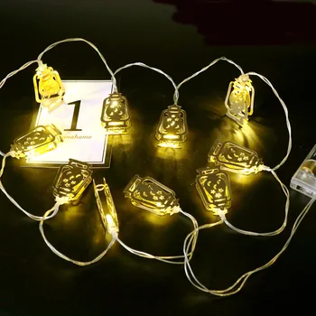 10LED Ramadan Light String Battery Operated Golden Fanoos Lantern Fairy Muslim Holiday Lighting for Party Home Decoration
10LED Ramadan Light String Battery Operated Golden Fanoos Lantern Fairy Muslim Holiday Lighting for Party Home Decoration