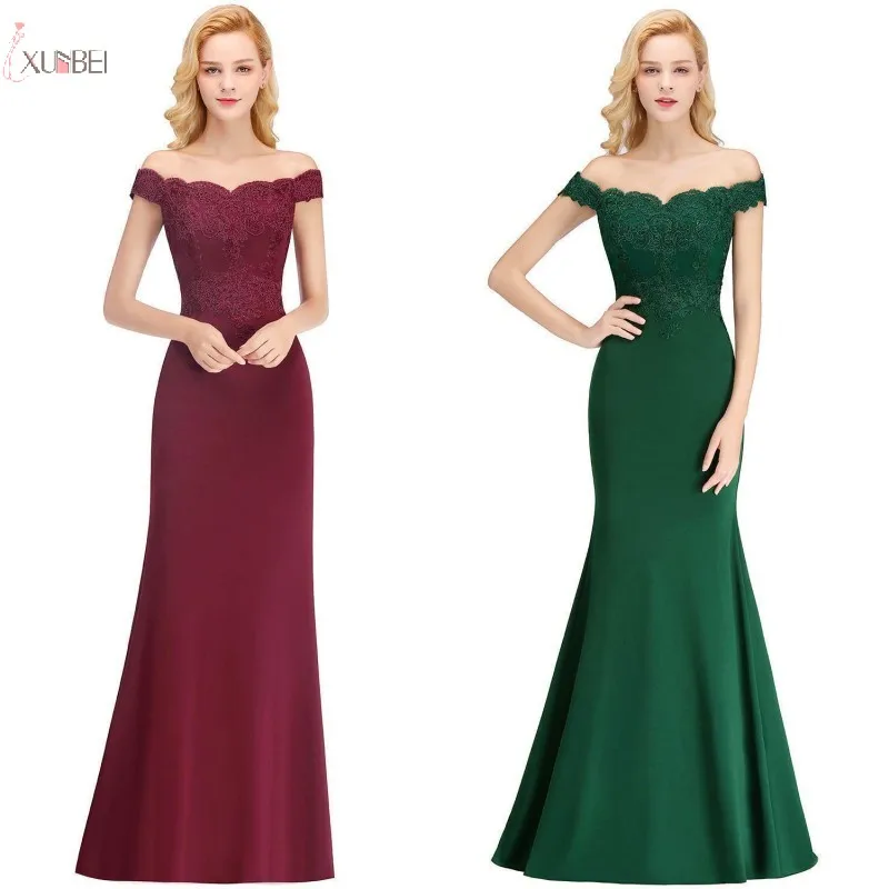 2019 Elegant Burgundy Green Mermaid Long Bridesmaid Dresses Off The Shoulder Wedding Formal Party Gown Guest Dress New
2019 Elegant Burgundy Green Mermaid Long Bridesmaid Dresses Off The Shoulder Wedding Formal Party Gown Guest Dress New