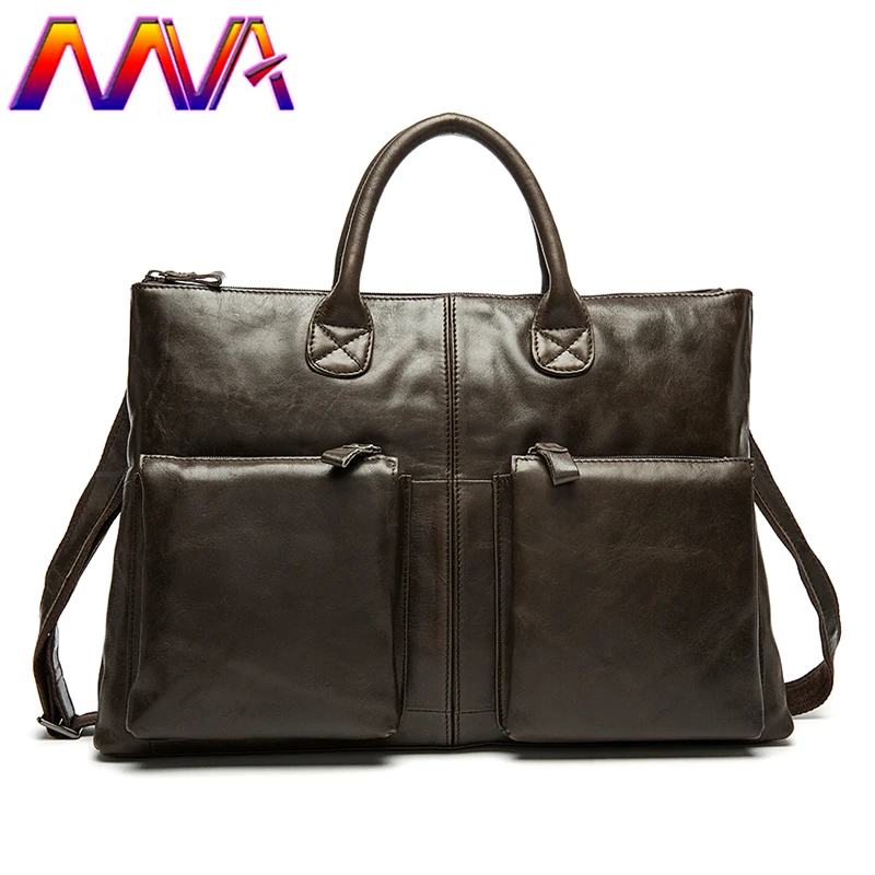 MVA Cowhide Leather Men`s Briefcase 100% Genuine Leather Men Shoulder Bag Fashion Business Men Leather Briefcase Casual Bag
MVA Cowhide Leather Men`s Briefcase 100% Genuine Leather Men Shoulder Bag Fashion Business Men Leather Briefcase Casual Bag
