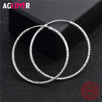 925 Sterling Silver Hoop Earring For Women Large Size 38mm Luxury Unique Craft Design Good Quality Vintage Wedding Jewelry
925 Sterling Silver Hoop Earring For Women Large Size 38mm Luxury Unique Craft Design Good Quality Vintage Wedding Jewelry