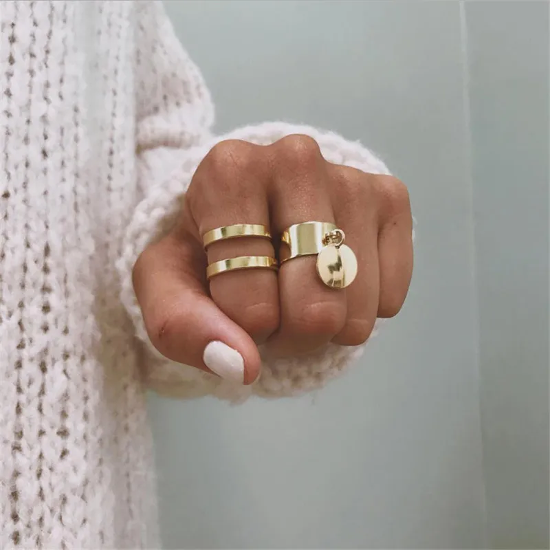 NEWBUY Gold Color Geometric Knuckle Ring Sets For Women 2Pcs/Set Vintage Midi Finger Ring Female Party Jewelry Gifts Dropship
NEWBUY Gold Color Geometric Knuckle Ring Sets For Women 2Pcs/Set Vintage Midi Finger Ring Female Party Jewelry Gifts Dropship