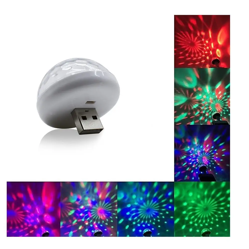 Mini LED USB Light Stage Disco Lights Sound Controlled RGB Crystal Magic Ball Lamp for Car Apple Android Phone Party Lights
Mini LED USB Light Stage Disco Lights Sound Controlled RGB Crystal Magic Ball Lamp for Car Apple Android Phone Party Lights