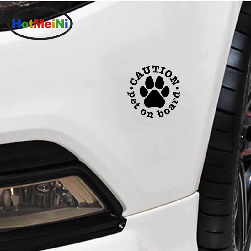 HotMeiNi Car Styling Caution Pet On Board Animals Dog Vinyl Car Sticker Decal Black Silver 13CM*12.7CM
HotMeiNi Car Styling Caution Pet On Board Animals Dog Vinyl Car Sticker Decal Black Silver 13CM*12.7CM