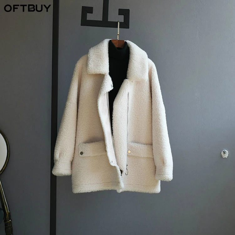 OFTBUY 2019 Winter Jacket Women Real Fur Coat Sheep Shearing Short Lambswool Coat Female Motorcycle Outerwear Streetwear Casual
OFTBUY 2019 Winter Jacket Women Real Fur Coat Sheep Shearing Short Lambswool Coat Female Motorcycle Outerwear Streetwear Casual