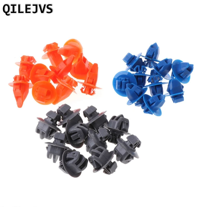 30x Nylon Back Door Panel Glass Wheel Moulding Clips Retainer for Toyota RAV4