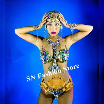 K55 Colorful sequin bikini set female bodysuit singer stage performance wears dress bra catwalk party show clothe dj bra disco
K55 Colorful sequin bikini set female bodysuit singer stage performance wears dress bra catwalk party show clothe dj bra disco