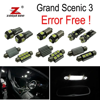 20pc x For 2009-2016 Renault Grand Scenic III 3 MK3 No Error Car LED bulbs Interior Reading dome map trunk door Light Kit
20pc x For 2009-2016 Renault Grand Scenic III 3 MK3 No Error Car LED bulbs Interior Reading dome map trunk door Light Kit