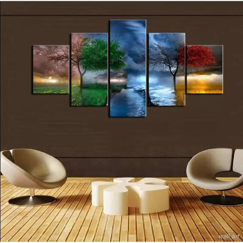 Wall Art Canvas Landscape Modular Pictures Living Room Decor 5 Pieces 4 Season Trees Abstract Paintings Hd Prints Poster
Wall Art Canvas Landscape Modular Pictures Living Room Decor 5 Pieces 4 Season Trees Abstract Paintings Hd Prints Poster