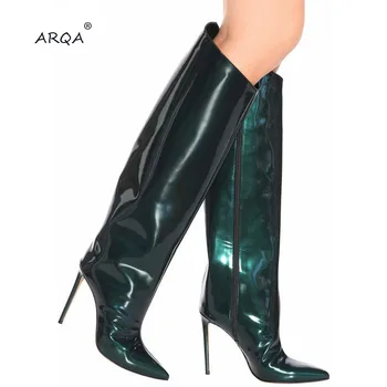 2019 European new fashion ladies boots pointed heel wide tube thigh boots big size sexy catwalk boots for ladies Party Shoes
2019 European new fashion ladies boots pointed heel wide tube thigh boots big size sexy catwalk boots for ladies Party Shoes