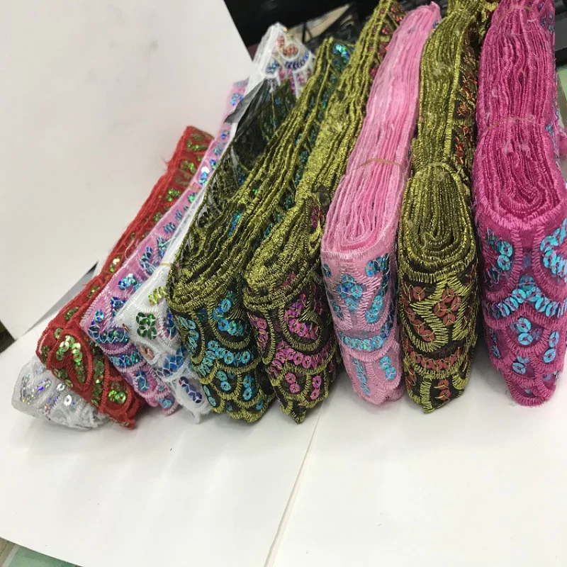 Wholesale 20yards/lot 5cm Embroidered Lace Ribbon For Sewing Trims costumes Garment Accessories Decoration Hot sale YK18
Wholesale 20yards/lot 5cm Embroidered Lace Ribbon For Sewing Trims costumes Garment Accessories Decoration Hot sale YK18