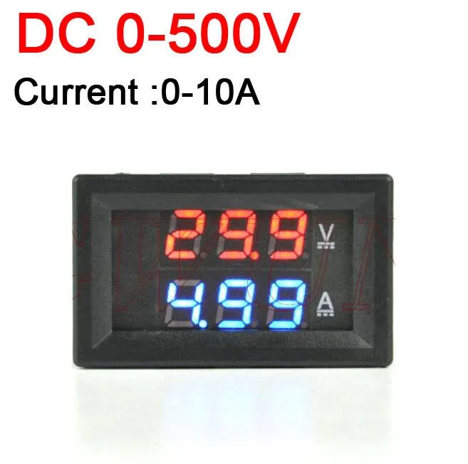 500V 10A DC Voltmeter Ammeter Voltage Current Indicator LED Dual display Amp Volt Meter Tester V/A Built-in shunt 5v 12v
500V 10A DC Voltmeter Ammeter Voltage Current Indicator LED Dual display Amp Volt Meter Tester V/A Built-in shunt 5v 12v