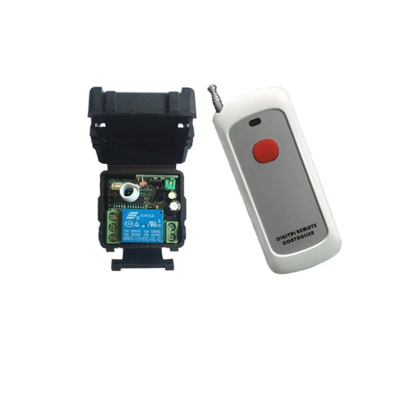 DC 12V 1CH 10A Wireless Remote Control Switch System Momentary/Toggle/Latched Adjusted 315Mhz 433Mhz Receiver Transmitter
DC 12V 1CH 10A Wireless Remote Control Switch System Momentary/Toggle/Latched Adjusted 315Mhz 433Mhz Receiver Transmitter