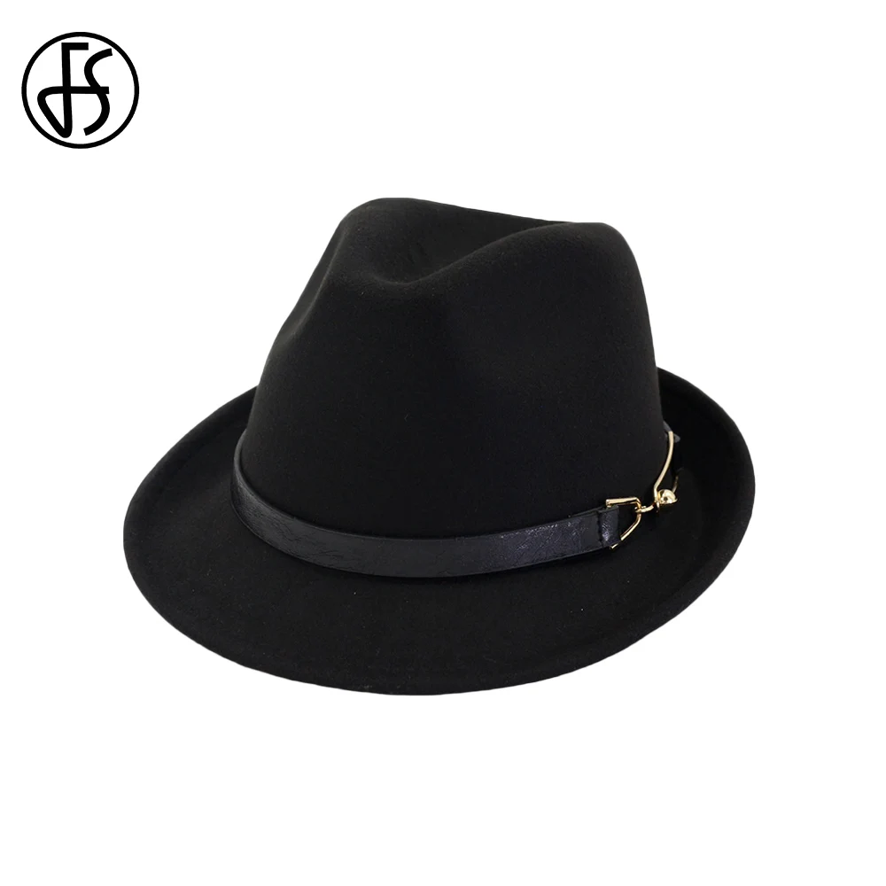 FS 2018 Autumn Black Red Men Fedora Hat Wool Felt Wide Brim Hats For Women Vintage Church Cap With Belt Ladies Winter Fedoras
FS 2018 Autumn Black Red Men Fedora Hat Wool Felt Wide Brim Hats For Women Vintage Church Cap With Belt Ladies Winter Fedoras