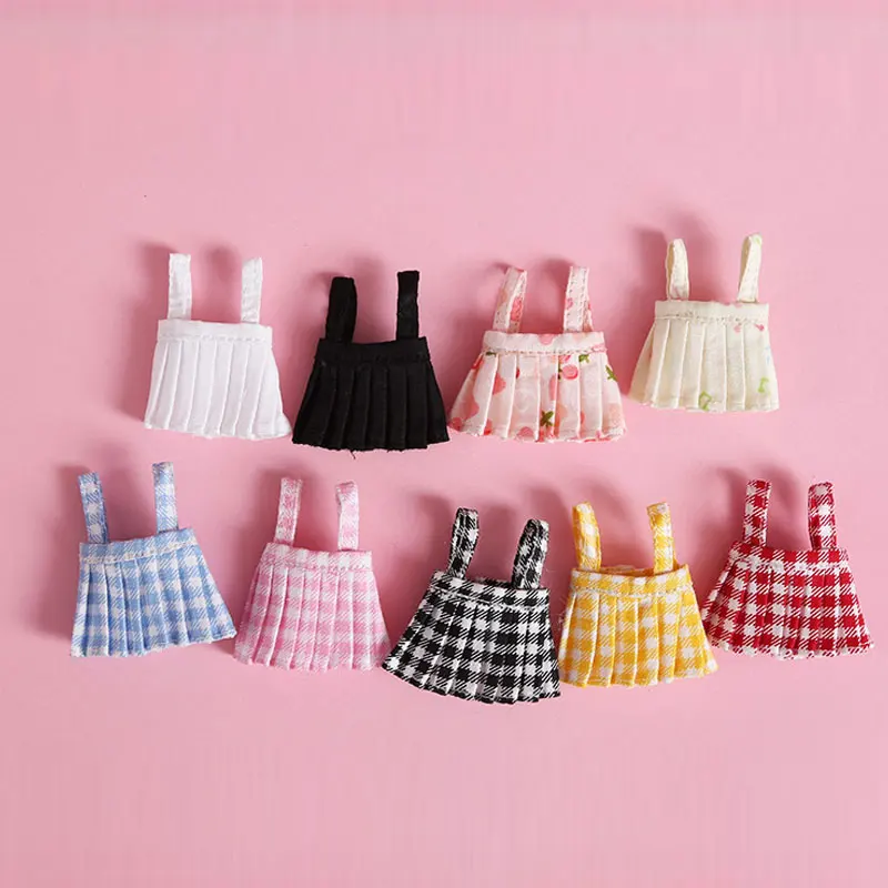 1PCS Cute Grid Suspender Skirt Uniform Pleated Skirt for ob11 1/12 bjd Dolls Accessories doll clothes
1PCS Cute Grid Suspender Skirt Uniform Pleated Skirt for ob11 1/12 bjd Dolls Accessories doll clothes