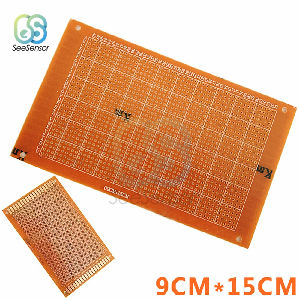 10Pcs Single Side DIY Prototype Paper PCB Universal Experiment Matrix Circuit Board 9X15cm 90x150mm 2.54mm
10Pcs Single Side DIY Prototype Paper PCB Universal Experiment Matrix Circuit Board 9X15cm 90x150mm 2.54mm