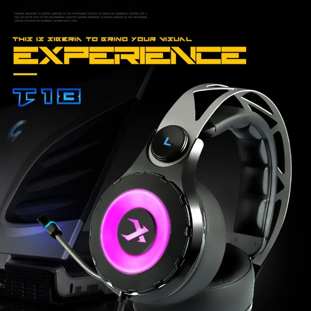 T18 Music Stereo Gaming Headphone Headset Headband with Mic Noise Cancelling Gaming Gamer Headphone
T18 Music Stereo Gaming Headphone Headset Headband with Mic Noise Cancelling Gaming Gamer Headphone