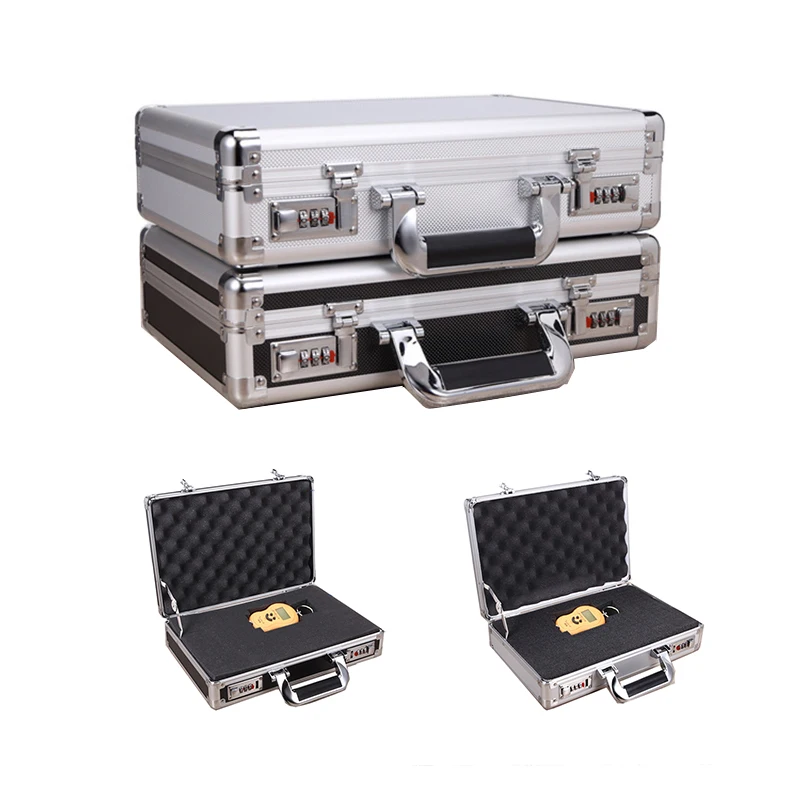Toolbox Portable Aluminum Tool Box Instrument Box Safety Storage Case Instrument Box Suitcase with Sponge Lining 36x24x10cm
Toolbox Portable Aluminum Tool Box Instrument Box Safety Storage Case Instrument Box Suitcase with Sponge Lining 36x24x10cm