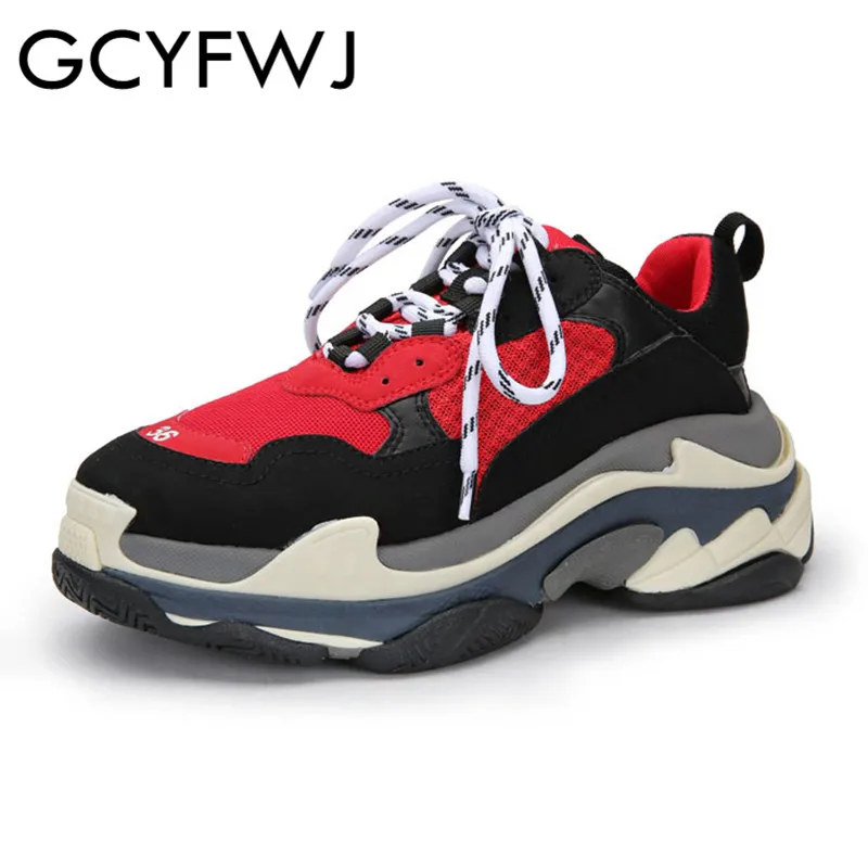 GCYFWJ Woman New Hot Casual Platform Sneakers Unisex Mixed Colors Lace Up Women Couple Sneakers Brand Designer Large size 35-43
GCYFWJ Woman New Hot Casual Platform Sneakers Unisex Mixed Colors Lace Up Women Couple Sneakers Brand Designer Large size 35-43