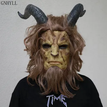 GNHYLL Cos Mask 2017 Hot Movie Beauty And The Beast Adam Prince Mask Cosplay Horror Mask Latex Helmet Halloween Party
GNHYLL Cos Mask 2017 Hot Movie Beauty And The Beast Adam Prince Mask Cosplay Horror Mask Latex Helmet Halloween Party