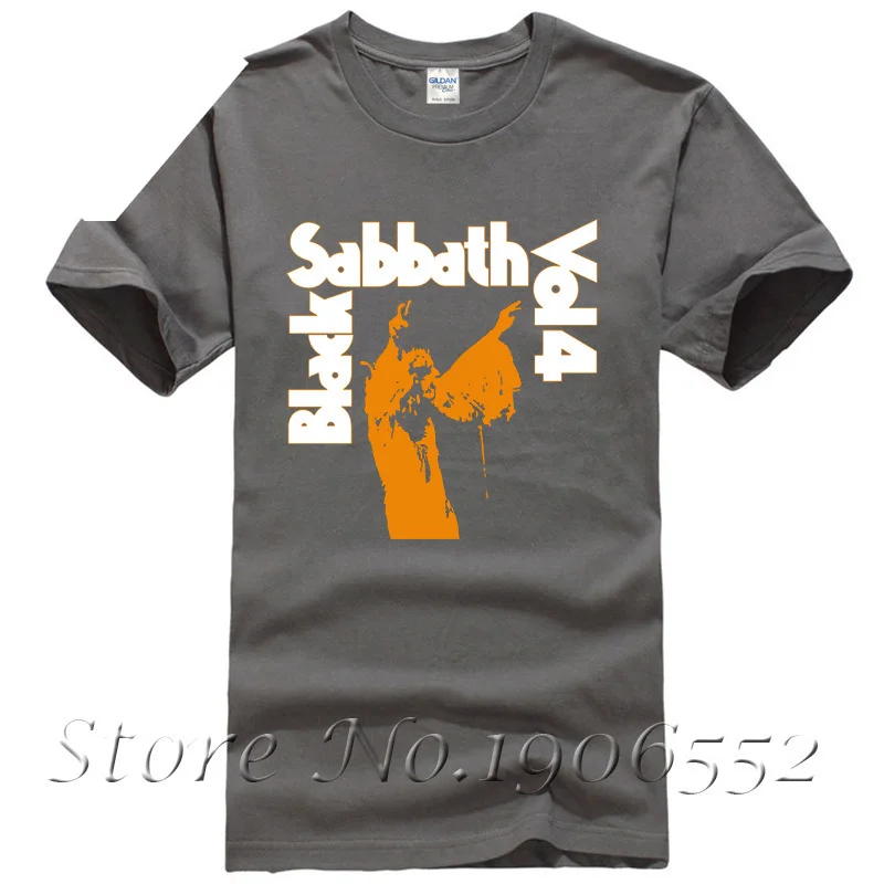 Оригинальный Black Sabbath Vol 4 мужские футболки с коротким рукавом базовый Графический
