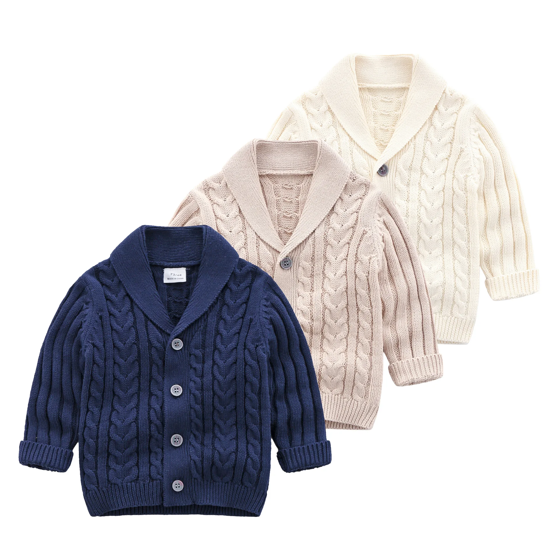 Boys Cable Knit Sweater Cardigans Winter Thicken Kids Knitwear Coats Turn-Down Collar Children's Jackets Grey Black White Solid
Boys Cable Knit Sweater Cardigans Winter Thicken Kids Knitwear Coats Turn-Down Collar Children's Jackets Grey Black White Solid