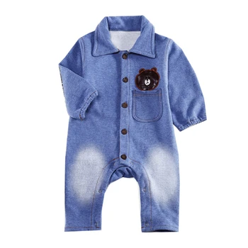 2018 Baby Clothes Autumn Cowboy Denim Romper Newborn Pajamas Baby Romper Sleepwear Long Sleeve Jumpsuit Infantil Overall Jeans
2018 Baby Clothes Autumn Cowboy Denim Romper Newborn Pajamas Baby Romper Sleepwear Long Sleeve Jumpsuit Infantil Overall Jeans