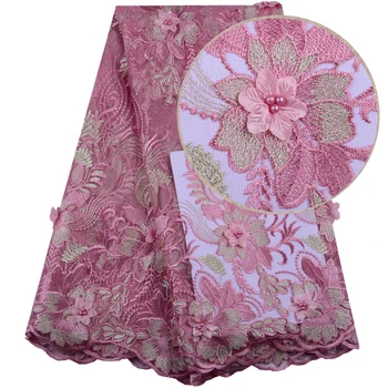 Pink African Lace Fabric With Appliques & Stones For Party Dress High Quality Embroidery 3D Flowers Nigerian Lace Fabric 1475B
Pink African Lace Fabric With Appliques & Stones For Party Dress High Quality Embroidery 3D Flowers Nigerian Lace Fabric 1475B