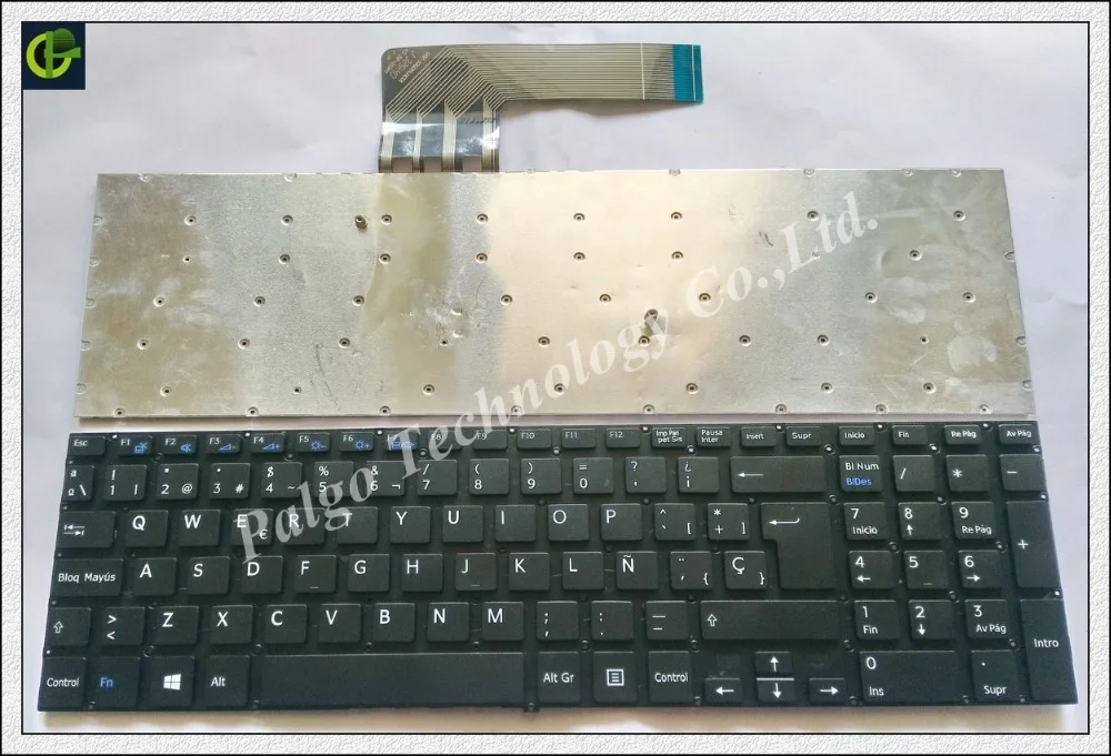 Spanish SP Keyboard For Sony VAIO SVF152C29M SVF15NE2E SVF152A29M SVF15A1M2ES Black Teclado keyboard
Spanish SP Keyboard For Sony VAIO SVF152C29M SVF15NE2E SVF152A29M SVF15A1M2ES Black Teclado keyboard