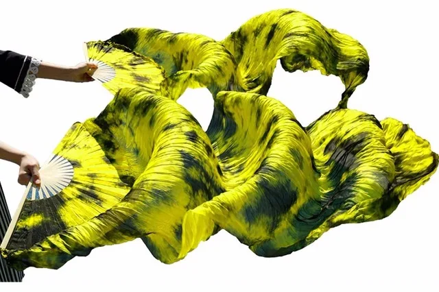 2018 New Arrivals Stage Performance Dance Fans 100% Silk Veils Colored Women Belly Dance Fans yellow + balck mix color (2pcs)
2018 New Arrivals Stage Performance Dance Fans 100% Silk Veils Colored Women Belly Dance Fans yellow + balck mix color (2pcs)
