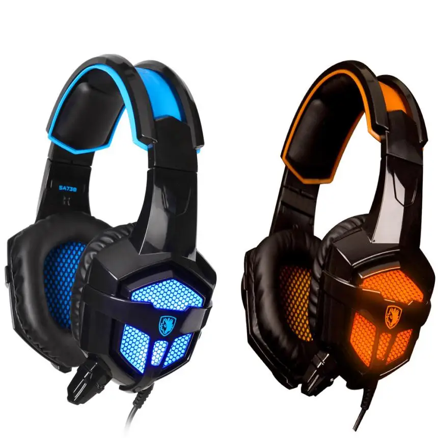 High Quality NEW! Sades SA-738 3.5mm Wired Stereo Lightweight Over Ear Gaming Headphones Universal for Mobile Apr7 High Quality NEW! Sades SA-738 3.5mm Wired Stereo Lightweight Over Ear Gaming Headphones Universal for Mobile Apr7<br><br>Aliexpress