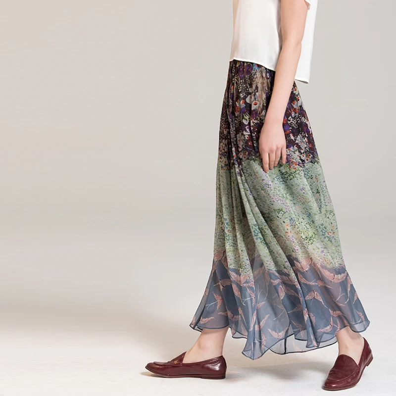 Pure Silk Skirt 100% Mulberry Silk Print Floral Beach Bohemian Skirt FREE SHIPPING
Pure Silk Skirt 100% Mulberry Silk Print Floral Beach Bohemian Skirt FREE SHIPPING