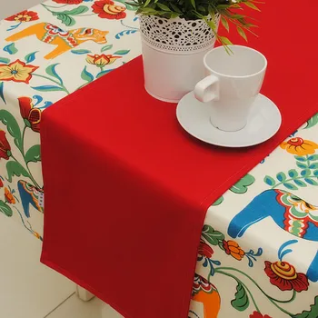 1Pc Cotton Canvas solid color Red Table Runner Modern Double Layer Canvas Fabric gremial Accept Customized 4 Sizes
1Pc Cotton Canvas solid color Red Table Runner Modern Double Layer Canvas Fabric gremial Accept Customized 4 Sizes