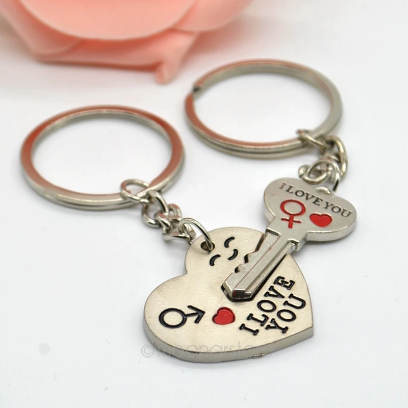 New Couple I LOVE YOU Heart Key chain Ring Keyring Key Chain Lover Romantic Creative Birthday Gift New
New Couple I LOVE YOU Heart Key chain Ring Keyring Key Chain Lover Romantic Creative Birthday Gift New