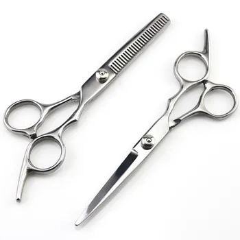 6 inch Cutting Thinning Styling Tool Hair Scissors Stainless Steel Salon Hairdressing Shears Regular Flat Teeth Blades
6 inch Cutting Thinning Styling Tool Hair Scissors Stainless Steel Salon Hairdressing Shears Regular Flat Teeth Blades