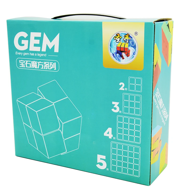 4Pcs/Box Original Shengshou Gem 2x2x2 3x3x3 4x4x4 5x5x5 Professional Speed Magic Cube Puzzle Educational Toys For Kids Children
4Pcs/Box Original Shengshou Gem 2x2x2 3x3x3 4x4x4 5x5x5 Professional Speed Magic Cube Puzzle Educational Toys For Kids Children