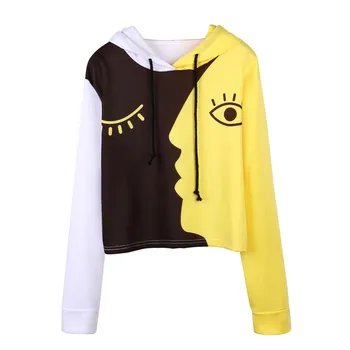 harajuku sweatshirt women Ladies Sweatshirt Hooded Long Sleeve Crop Patchwork Pullover Tops unique moletom feminina
harajuku sweatshirt women Ladies Sweatshirt Hooded Long Sleeve Crop Patchwork Pullover Tops unique moletom feminina