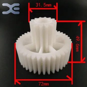 2PCS/Set Meat Grinder Parts Gear Plastic Gear Teeth 40/14 Gear Diameter 31.5/72mm Bore Diameter 16mm New Unused Free Shipping 
2PCS/Set Meat Grinder Parts Gear Plastic Gear Teeth 40/14 Gear Diameter 31.5/72mm Bore Diameter 16mm New Unused Free Shipping