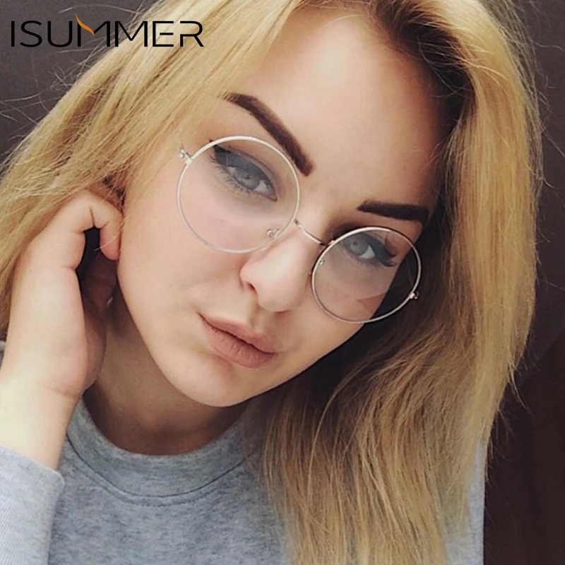 ISummer 2019 Vintage Round Glasses Transparent Sunglasses Women Metal Full Frame Optical Lens Glasses Men Clear Reading Glasses
ISummer 2019 Vintage Round Glasses Transparent Sunglasses Women Metal Full Frame Optical Lens Glasses Men Clear Reading Glasses