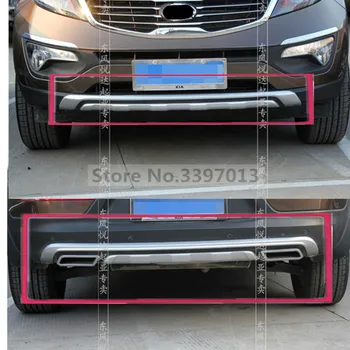 Car styling plastic ABS Chrome Front+Rear bumper cover trim For 2011-2015 KIA Sportager
Car styling plastic ABS Chrome Front+Rear bumper cover trim For 2011-2015 KIA Sportager