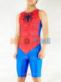 New Spiderman Catsuit Red & Blue Spandex spiderman Superhero costume full body zentai siut Free Shipping
New Spiderman Catsuit Red & Blue Spandex spiderman Superhero costume full body zentai siut Free Shipping