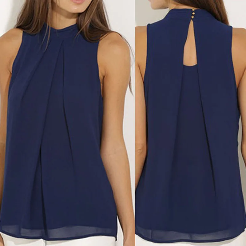 Fashion Women Summer Vest Top Sleeveless Shirt Blouse Casual Tank Shirt Chiffon Blouse
Fashion Women Summer Vest Top Sleeveless Shirt Blouse Casual Tank Shirt Chiffon Blouse