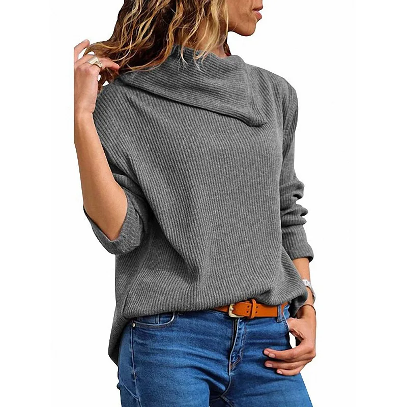 AVODOVAMA M весенне-осенние женские свитера с отложным воротником повседневные