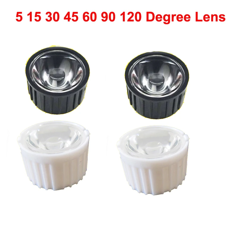 10pcs 20mm 5 15 30 45 60 90 120 Degree Clear LED Lens + 22mm Black / White Holder For 1W 3W 5W LED Bulb Diodes Bead Light
10pcs 20mm 5 15 30 45 60 90 120 Degree Clear LED Lens + 22mm Black / White Holder For 1W 3W 5W LED Bulb Diodes Bead Light